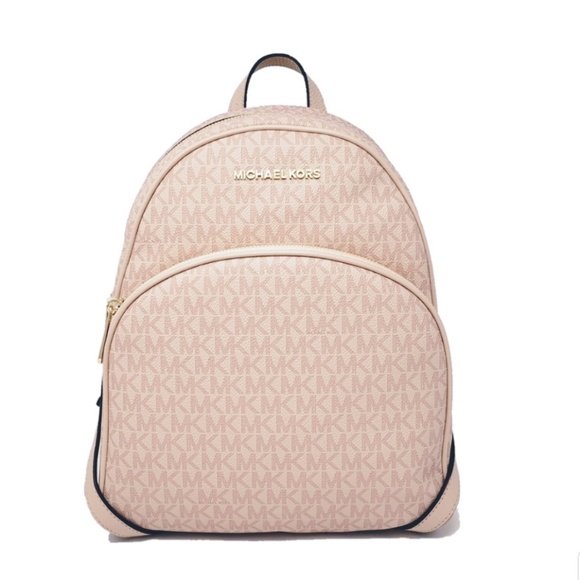 Michael Kors Handbags - Michael Kors Abbey Medium Backpack Pink